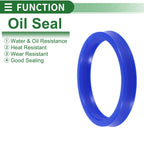 Set of 5 Oil Seal Rotary Shaft Seal 60x70x10mm High Pressure TPU