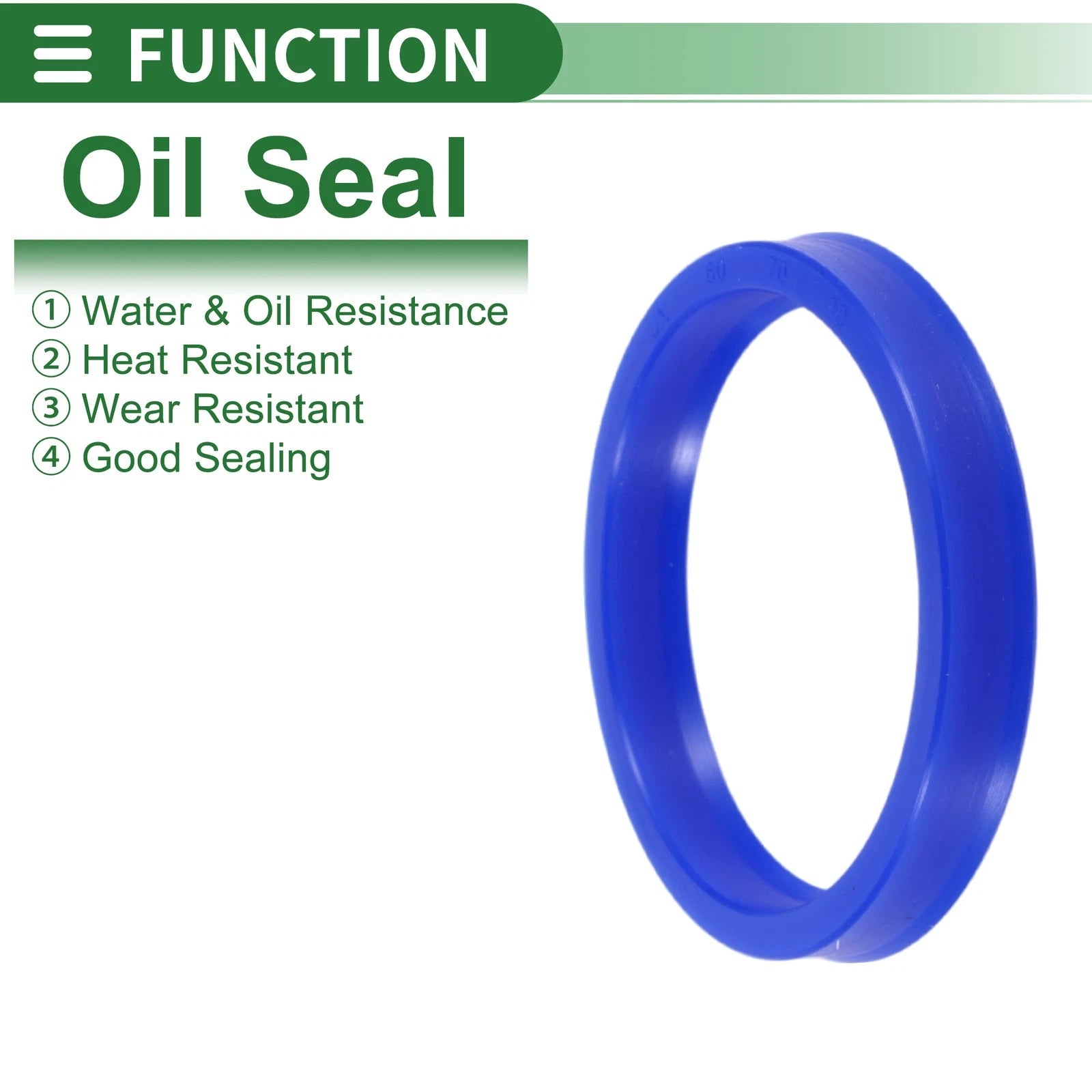 Set of 5 Oil Seal Rotary Shaft Seal 60x70x10mm High Pressure TPU