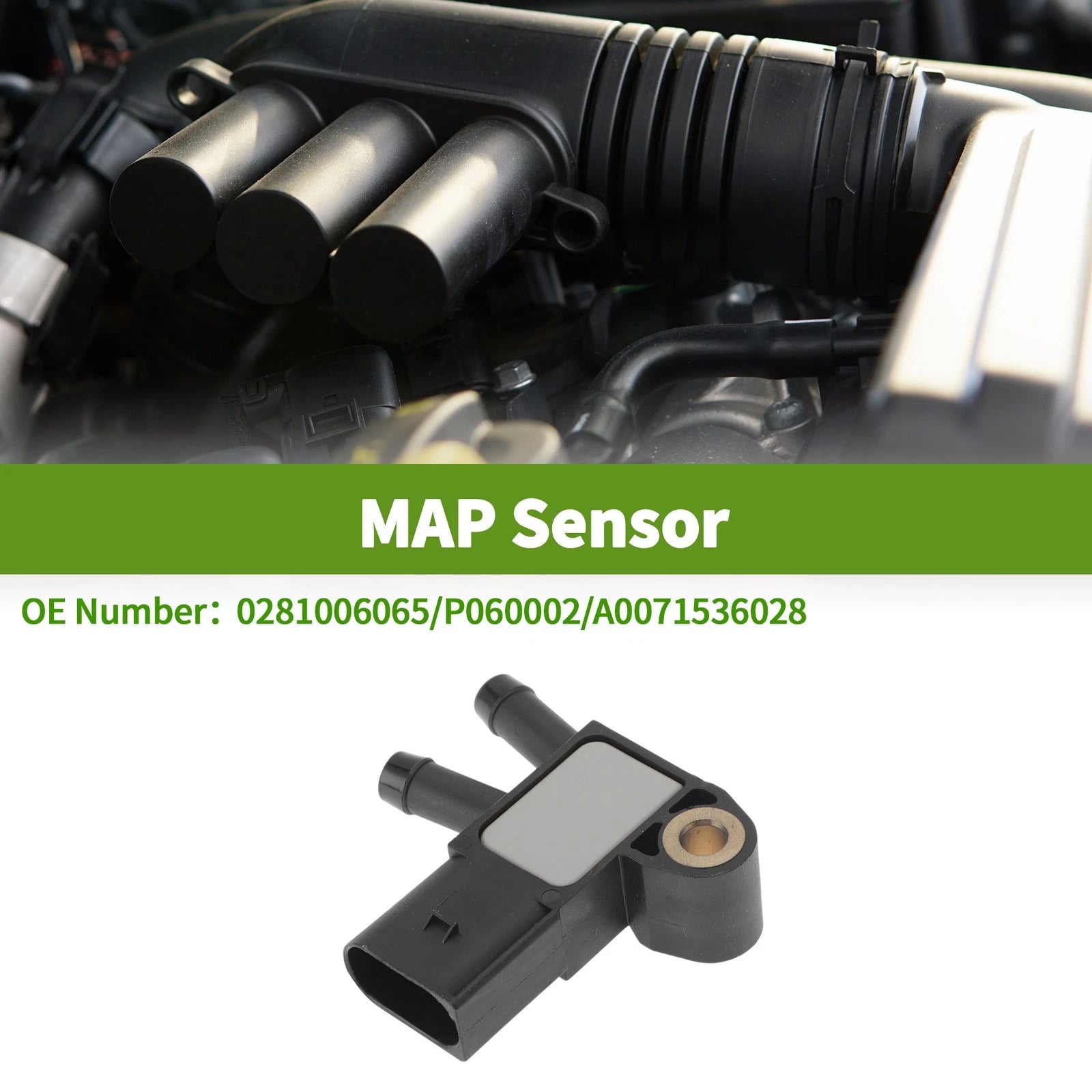 MAP Sensor No.0281006065 for Mercedes-Benz CLA200 CDI (2013–2019)