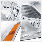Driver Side Headlight Lamp Chrome for Ford Transit 150-350 (2015–2023)