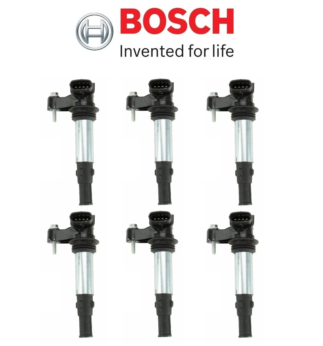 Set of 6 Ignition Coil Spark Plugs for Saab 9-3 2.8L (2003–2012) 12629037
