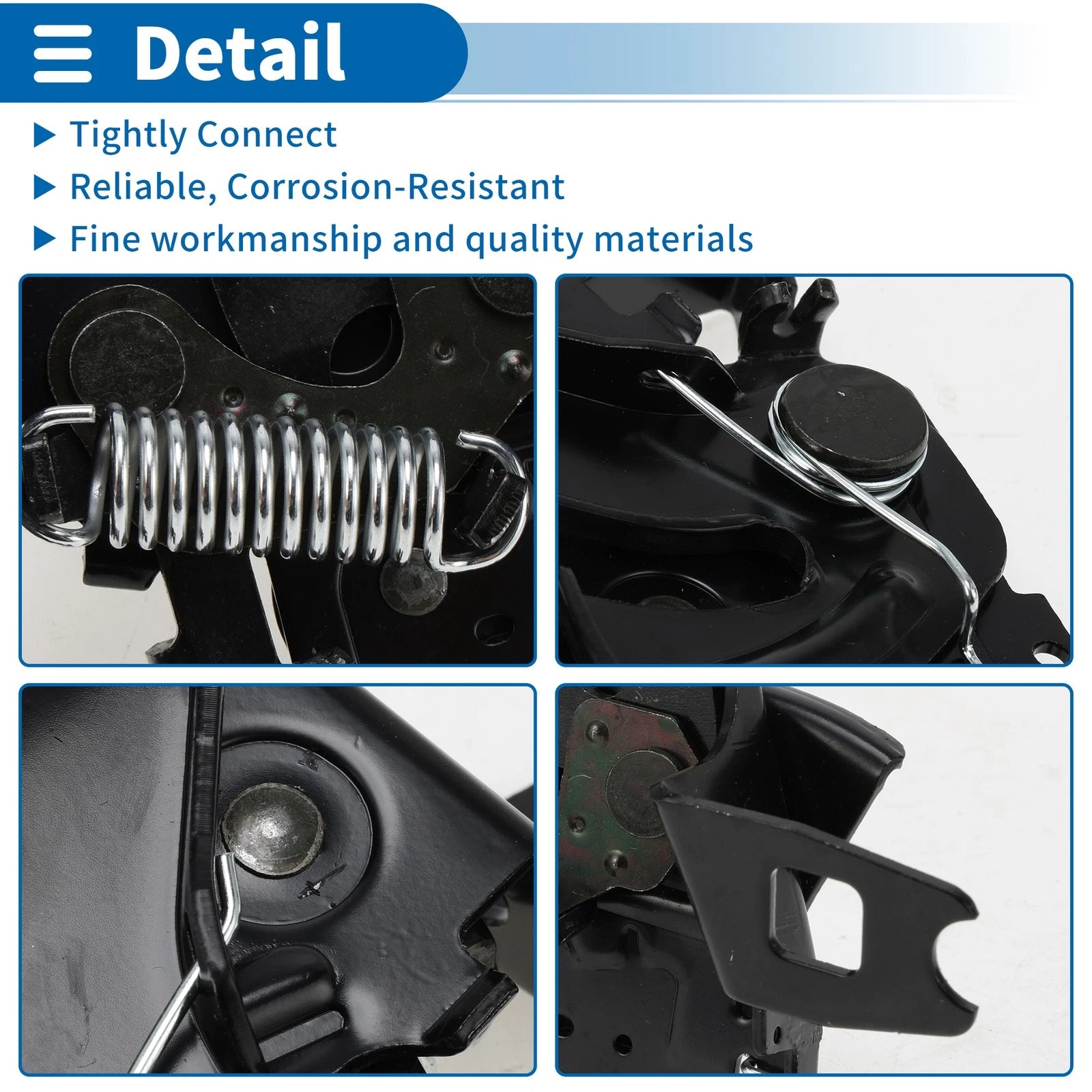 Hood Latch Assembly for Volkswagen Caddy MK2 (1995–2004) No. 1HM823509C