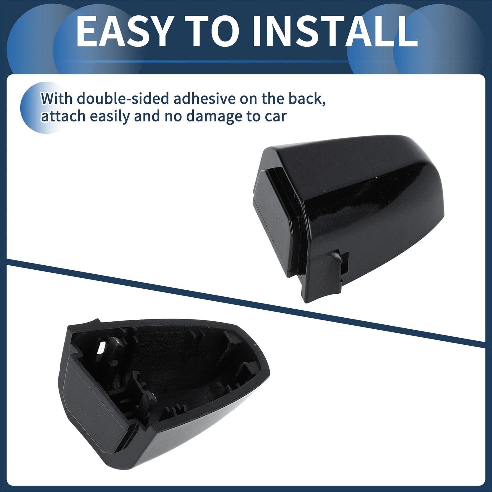 Door Handle Cover Front Left No. 51217396541 for BMW X1 X2 X5 (2015–2018) Black