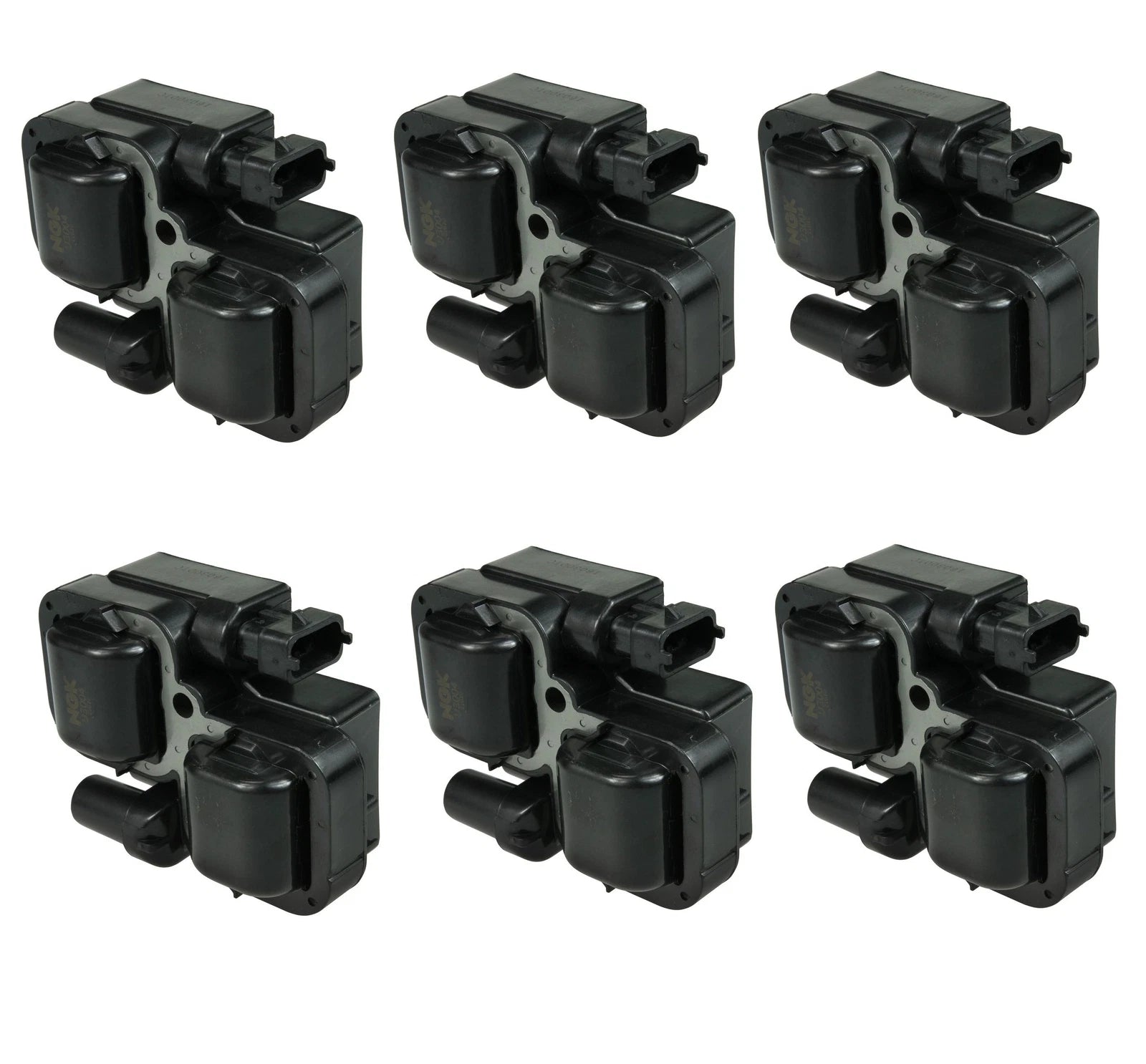 Set of 6 NGK Ignition Coils for Chrysler Crossfire, Mercedes C240, C320 (2004–2008)