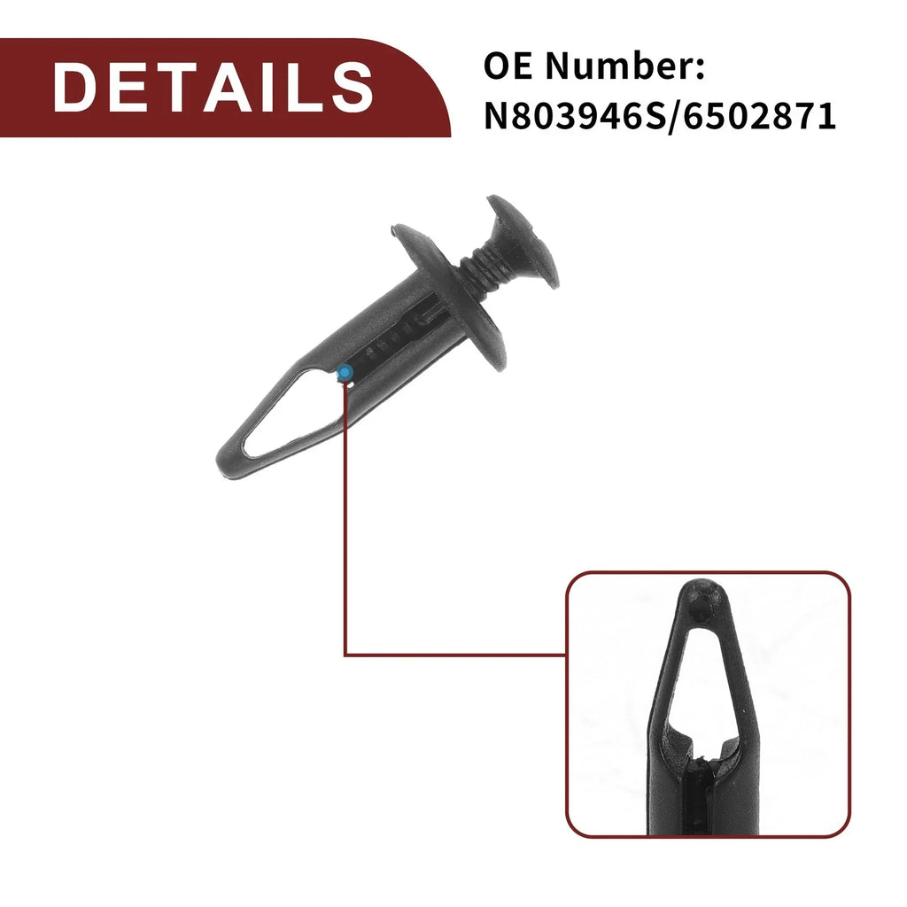 Front Fender Skirt Clips for Chrysler 200, Pacifica - 30 Pcs (2011-2014)