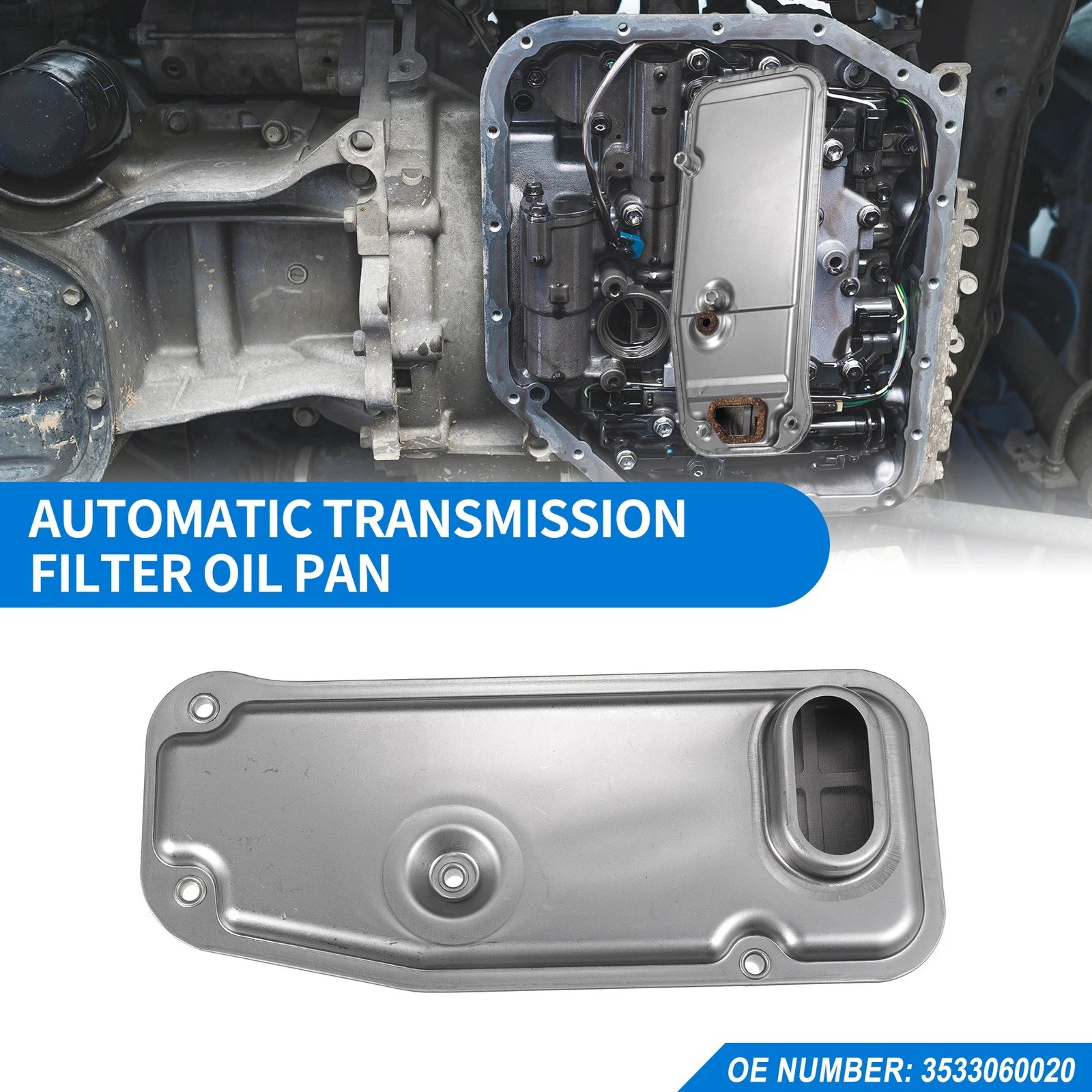 Transmission Fluid Filter Oil Pan for Toyota Tacoma (1995–1999) No. 3533060020