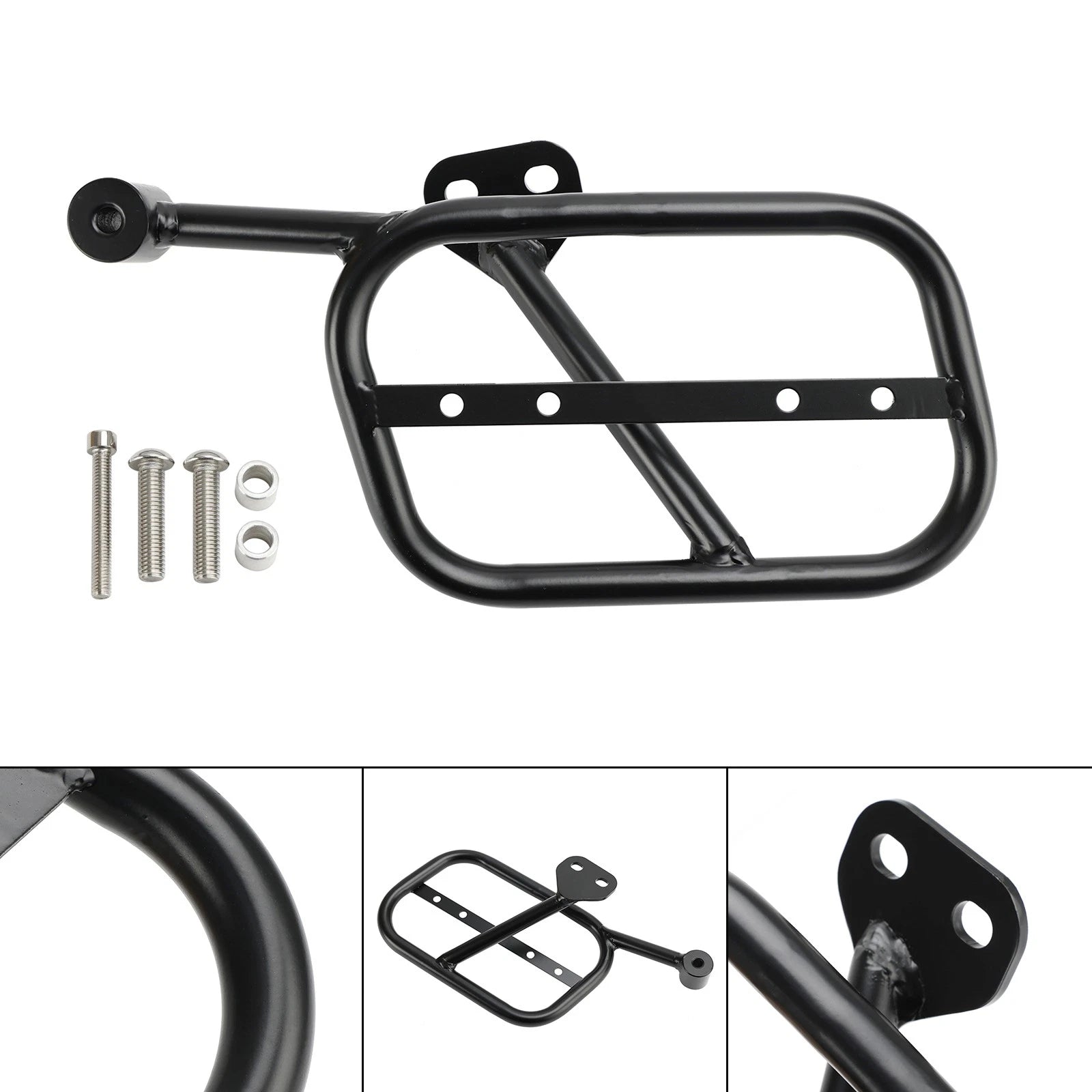 Side Saddle Bag Mounting Bracket Left for Guzzi V9 Bobber Roamer (2018–2023)