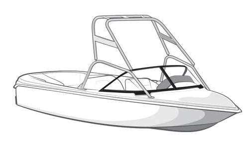 Boat cover for Reinell 180 Bowrider (Trailerable)