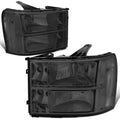 Smoked Housing Clear Corner Headlight + Bumper + LED Fog Light Kit for GMC Sierra (2007–2014)
