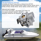 Carburetor for Tohatsu 4T 4-6HP Outboard Motor (Year Range Not Specified)