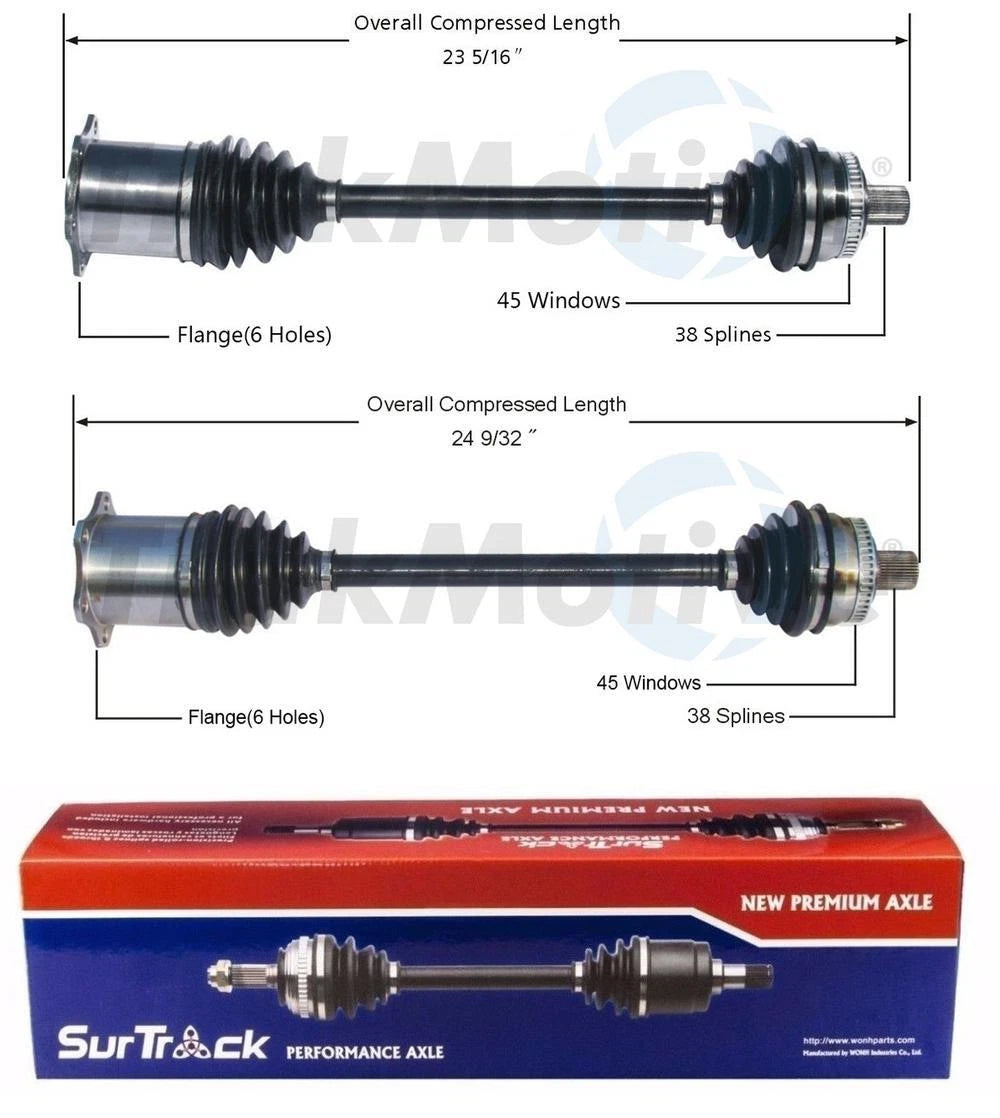 CV Axle Shaft Kit for - Front Driver & Passenger Side