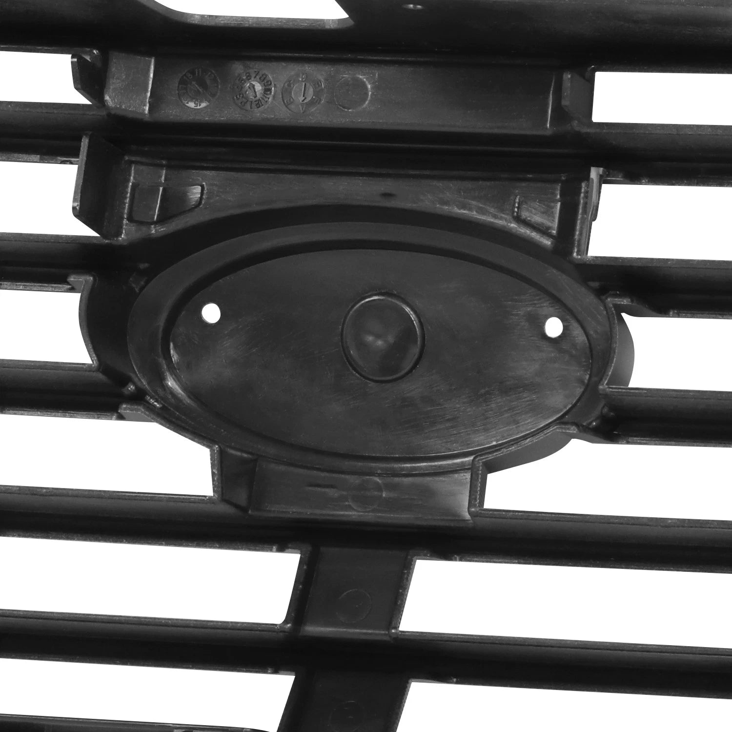 Front Bumper Grille for Subaru Forester (2006–2008) - Horizontal Slats, Badge Slot