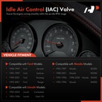 Idle Air Control Valve for Ford Explorer Mustang Ranger (1991–2001)