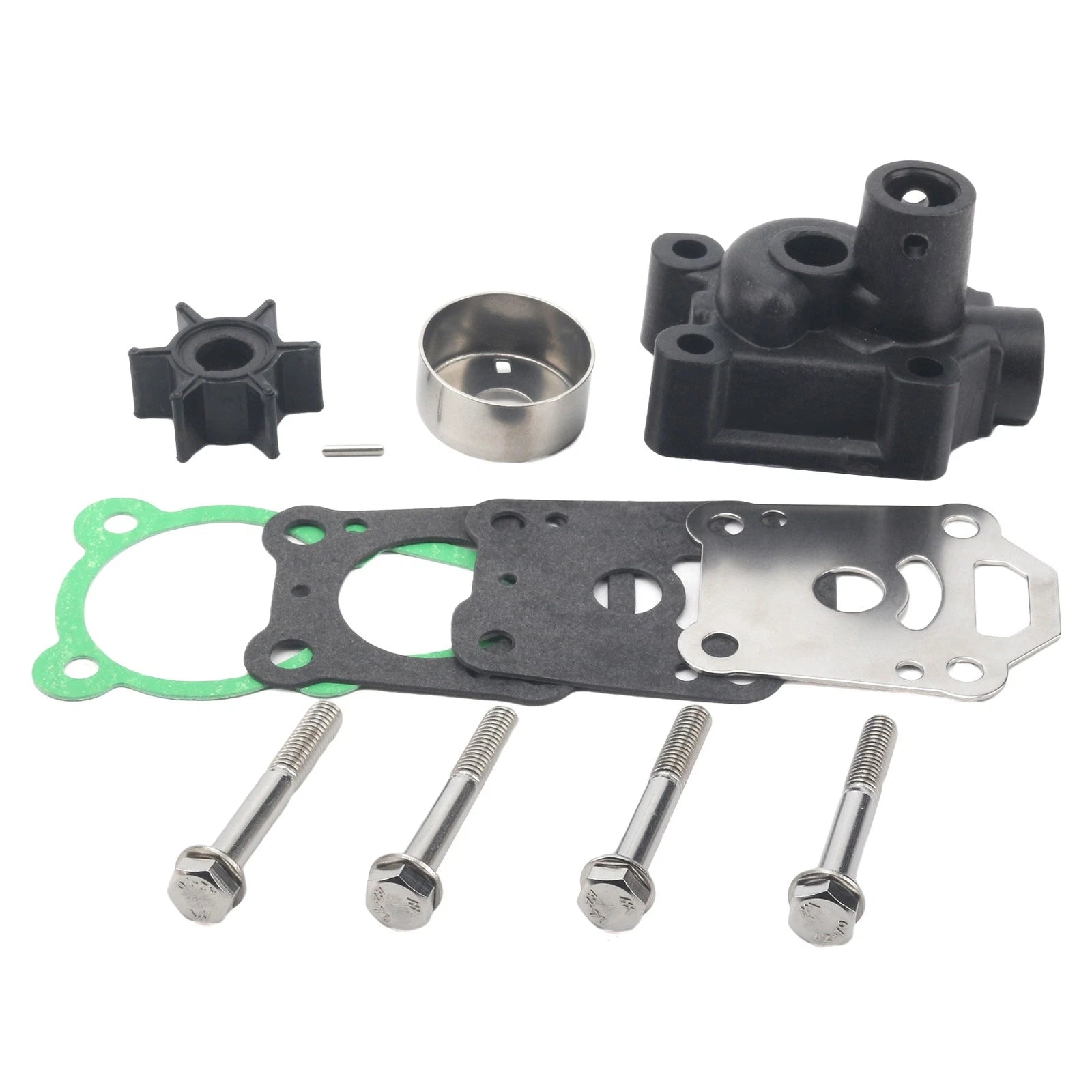 Water Pump Repair Kit for Nissan Tohatsu 4 5 6 HP Engine (N/A) 369-87322-0
