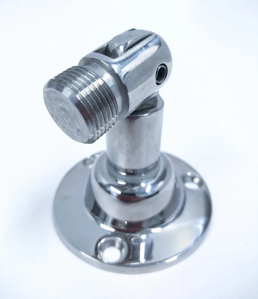 Stainless Steel Antenna Swivel Mount for Shakespeare 81-S (1''-14 Thread)