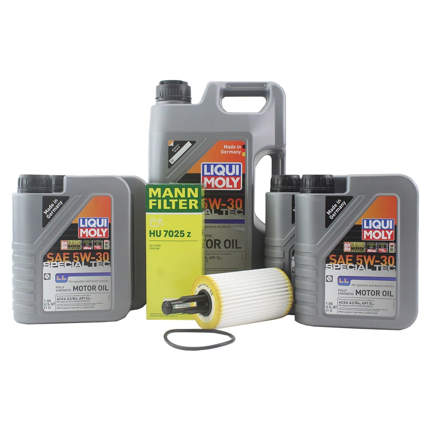 Liqui Moly 9L Special Tec LL 5W-30 Oil Change Kit for Mercedes M278 (2010–2015)