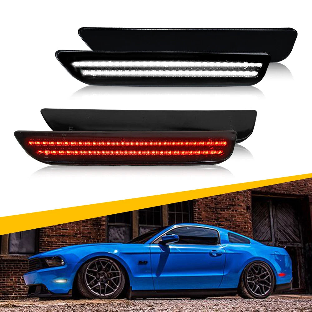 Smoke Lens LED Side Marker Light for Ford Mustang (2010–2014)