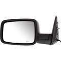Driver Side Mirror for Ram 1500 (2011–2012) with Signal Light, Textured Black