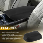 Leather Center Console Lid Armrest Cover for Ford Fusion (2017–2020)