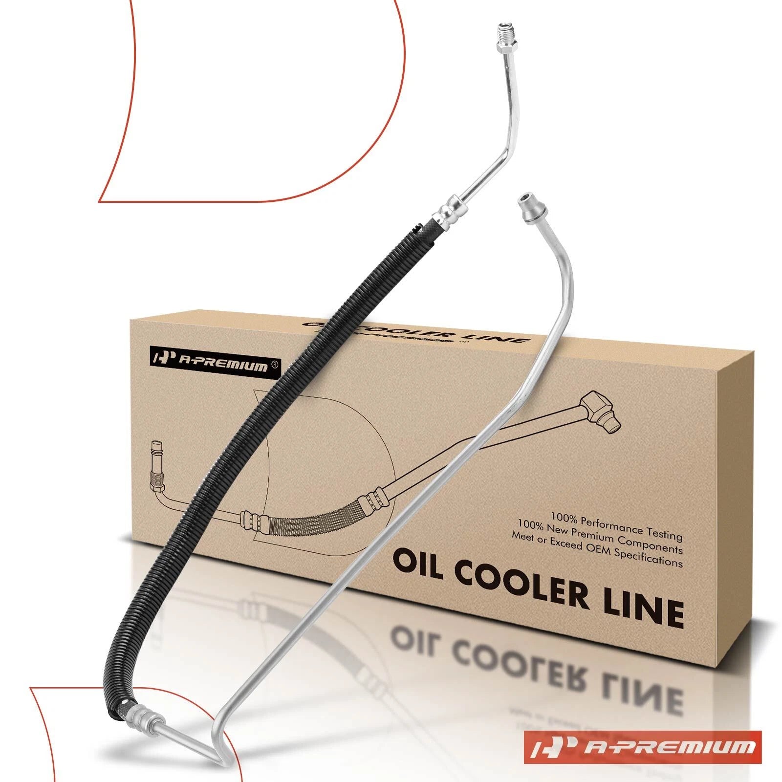 Auxiliary Transmission Oil Cooler Hose for Chevy C3500 GMC K3500 (1990–2000)