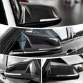 2X Carbon Fiber Side Mirror Cover Caps for BMW F20 F21 F30 F32 F36 X1 M2