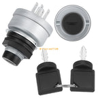 3 Position 5 Pin Ignition Switch w/2 Keys for Polaris Snowmobile (2205055, 2200358)