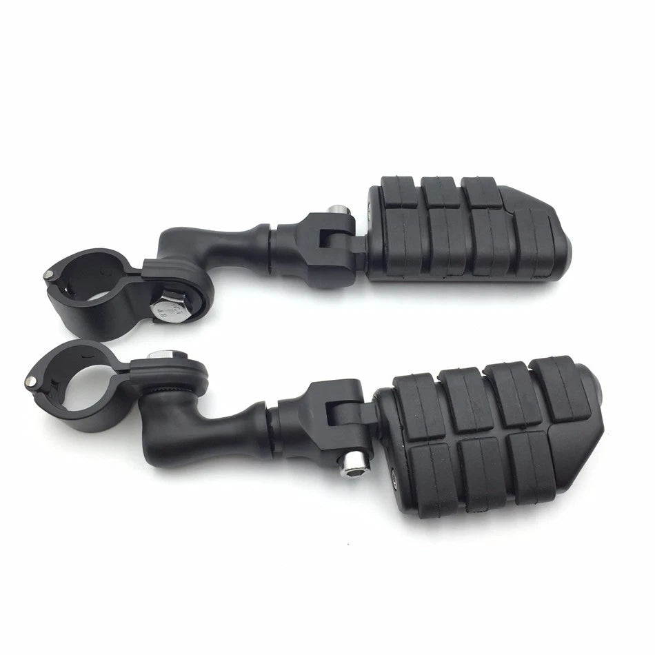 Dually Highway P-Clamps Large Footpeg Kit 1-1/4 inch for Motorcycle