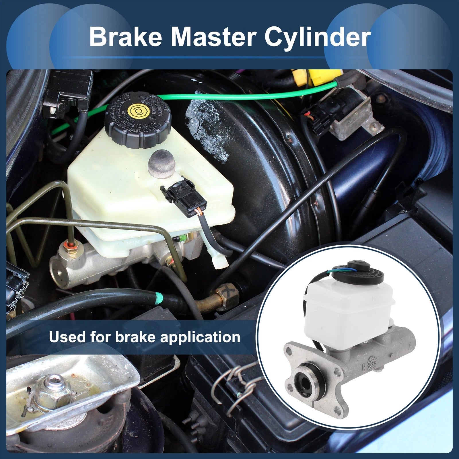 Brake Master Cylinder with Reservoir No. 472013D040 for Toyota 4Runner (1990–1995)
