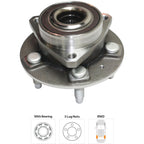 Wheel Hubs for Chevrolet Camaro (2012–2015) Front Rear 5 Lug with Bearing