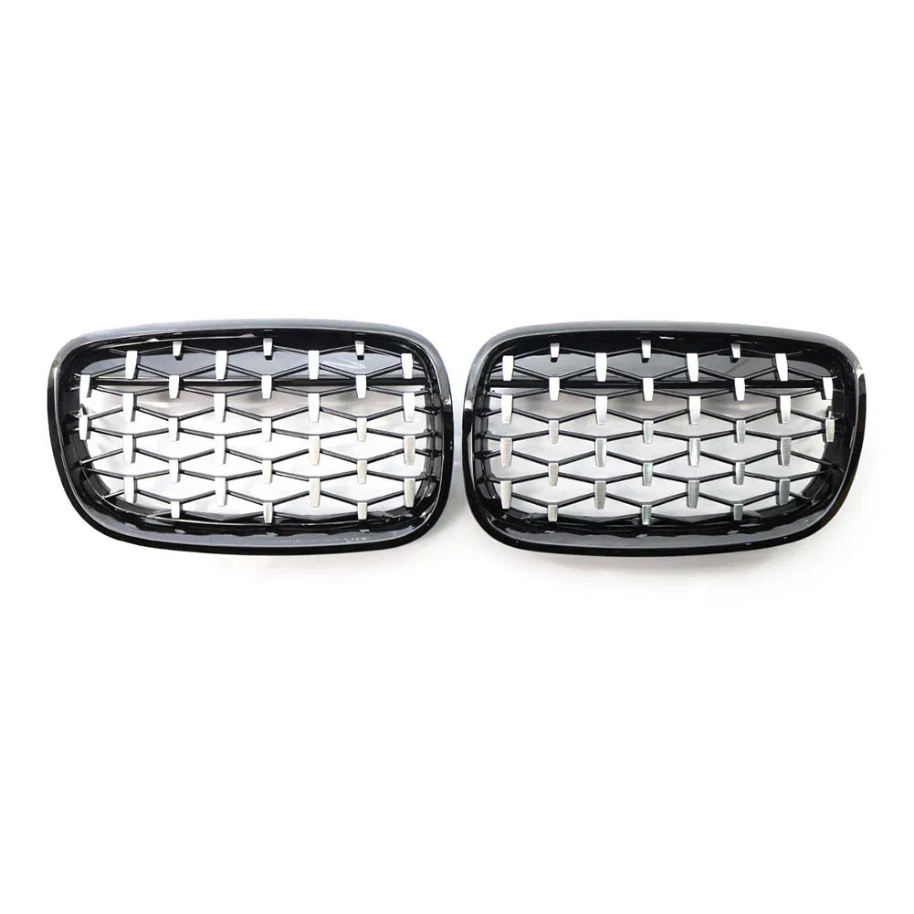 Diamond Grille Front Bumper Kidney for BMW X5 X6 (2007-2013)
