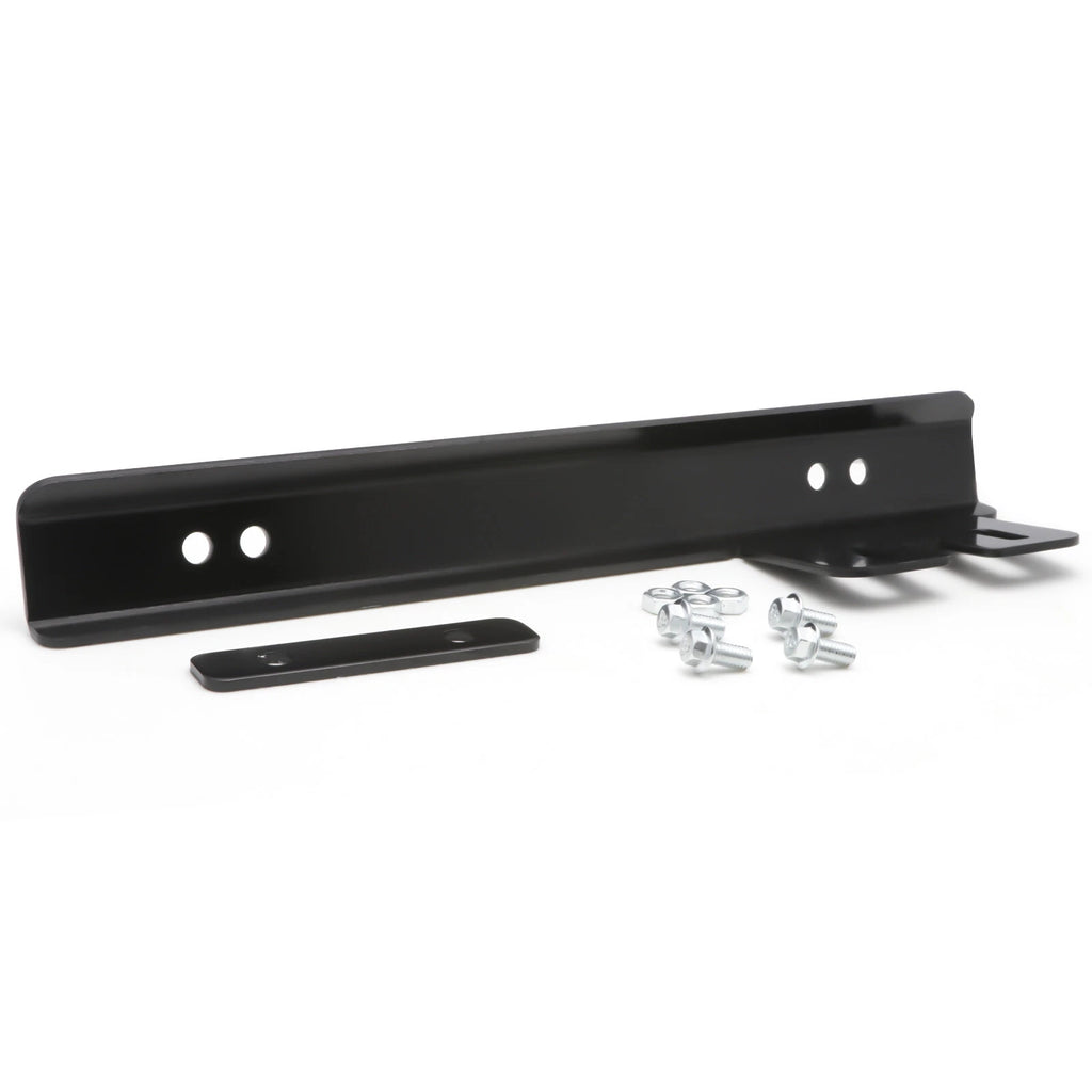 Black JDM License Plate Bracket Relocator for Honda Civic (2016-2021)