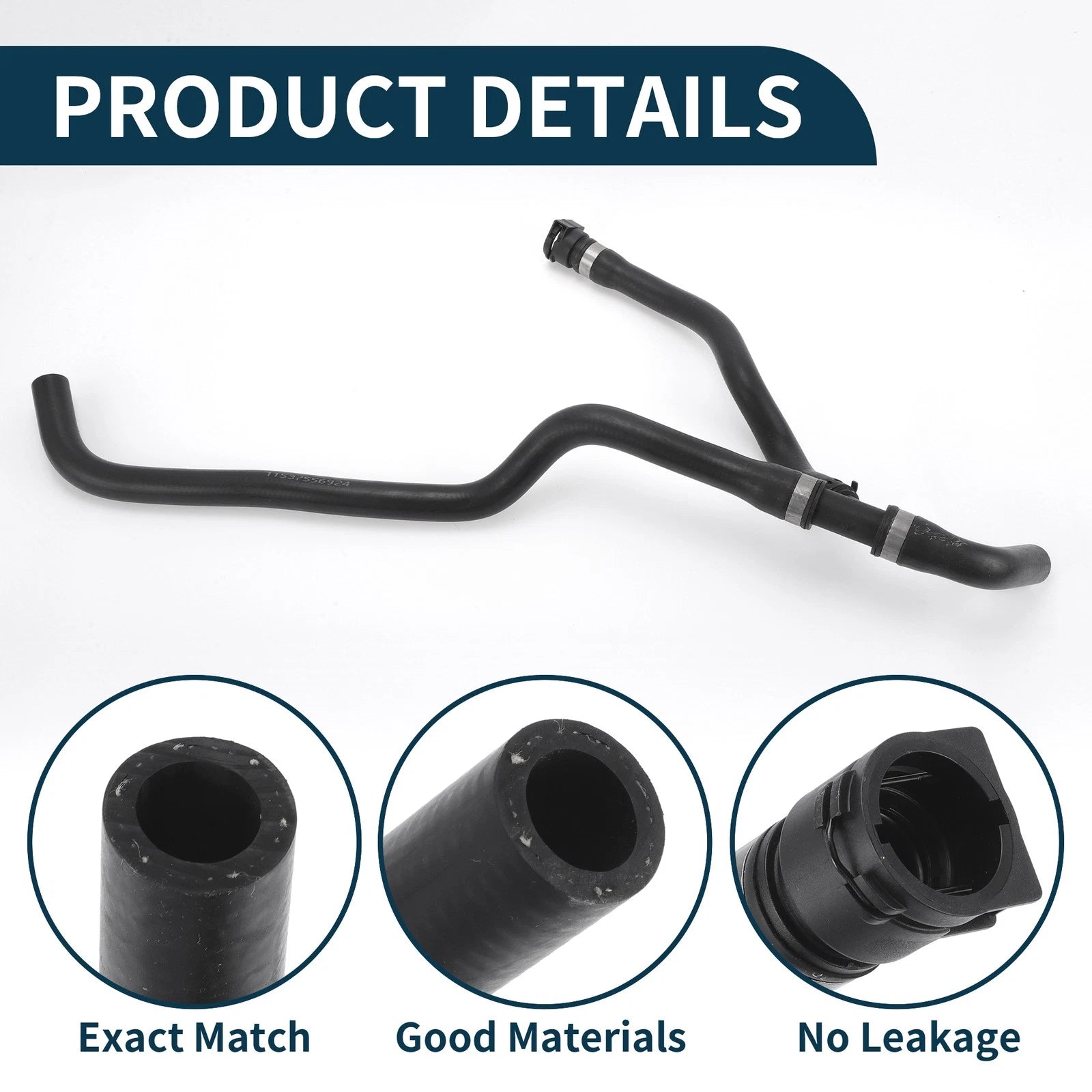 Radiator Hose No. 11537556924 for BMW X3 (2007–2010) Cooling Tube