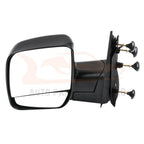 Set of 2 Folding Manual Black Mirrors for Ford Econoline (2003–2014)