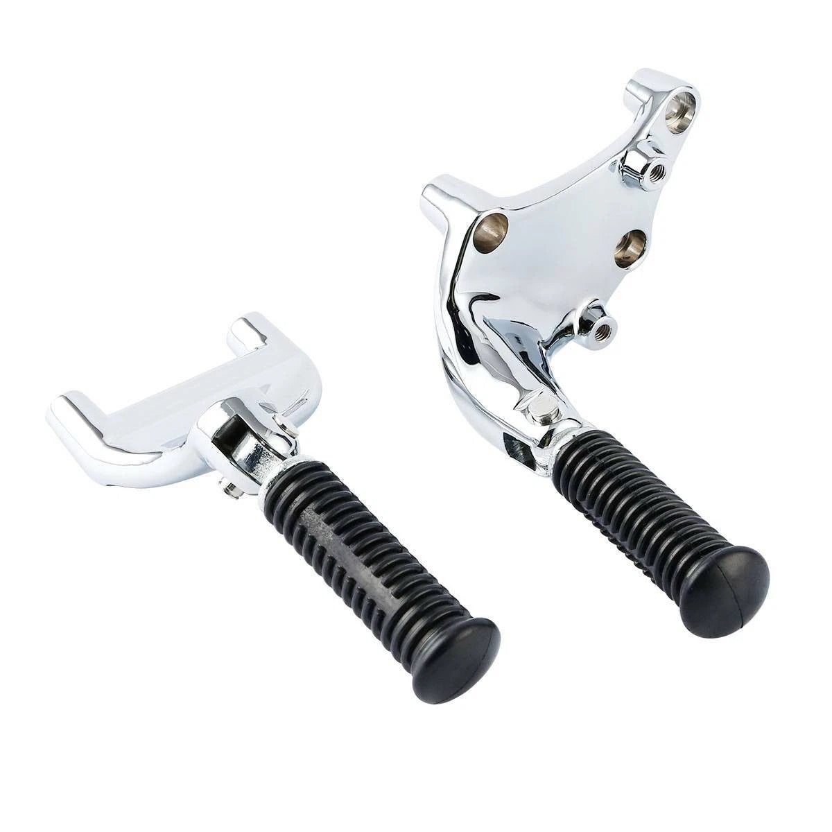 Chrome Passenger Footpegs for Harley Sportster Iron883 1200 (2014–2022)