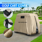 Waterproof Golf Cart Cover for EZGO/Club Car/Yamaha 4-Passenger