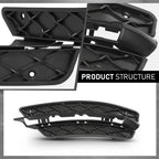 Set of 2 Fog Light Bezels for Mercedes Benz C250 C300 C350 (2012–2014)
