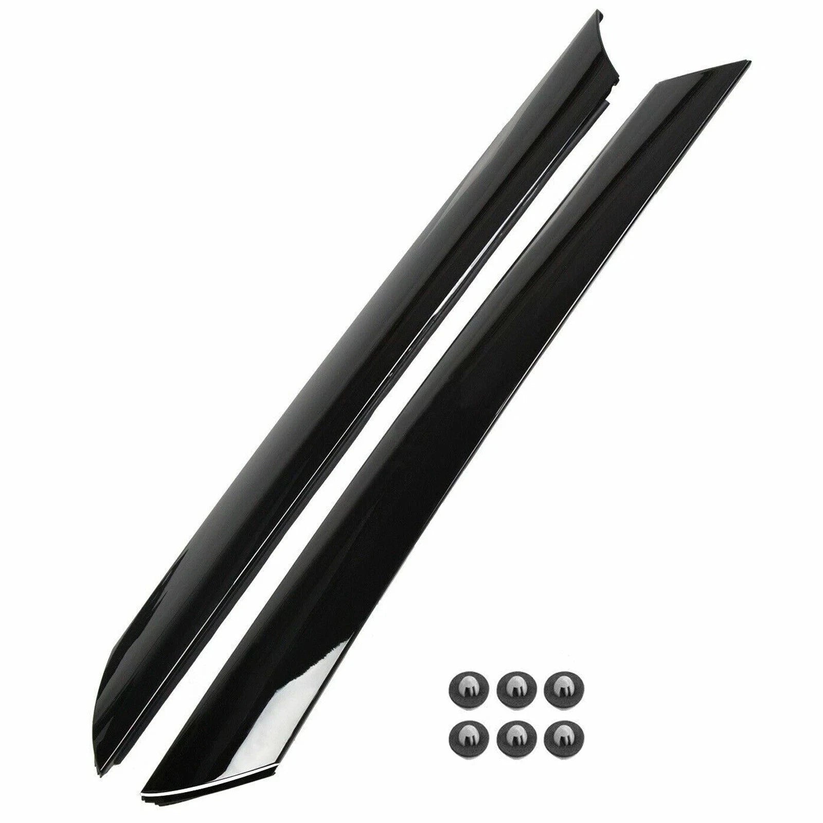 Set of 2 Windshield Pillar Trim Molding Garnish for Soul (2010–2013)