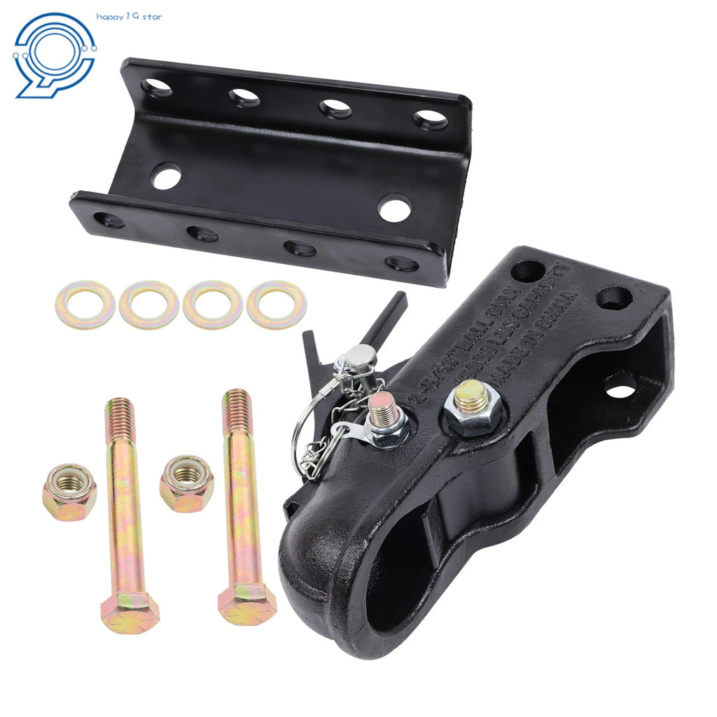 Adjustable Trailer Coupler and Channel Bracket Kit for Trailers (2-5/16")