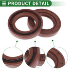 Set of 5 Oil Seal Rotary Shaft Seal FKM Rubber 26x42x7mm