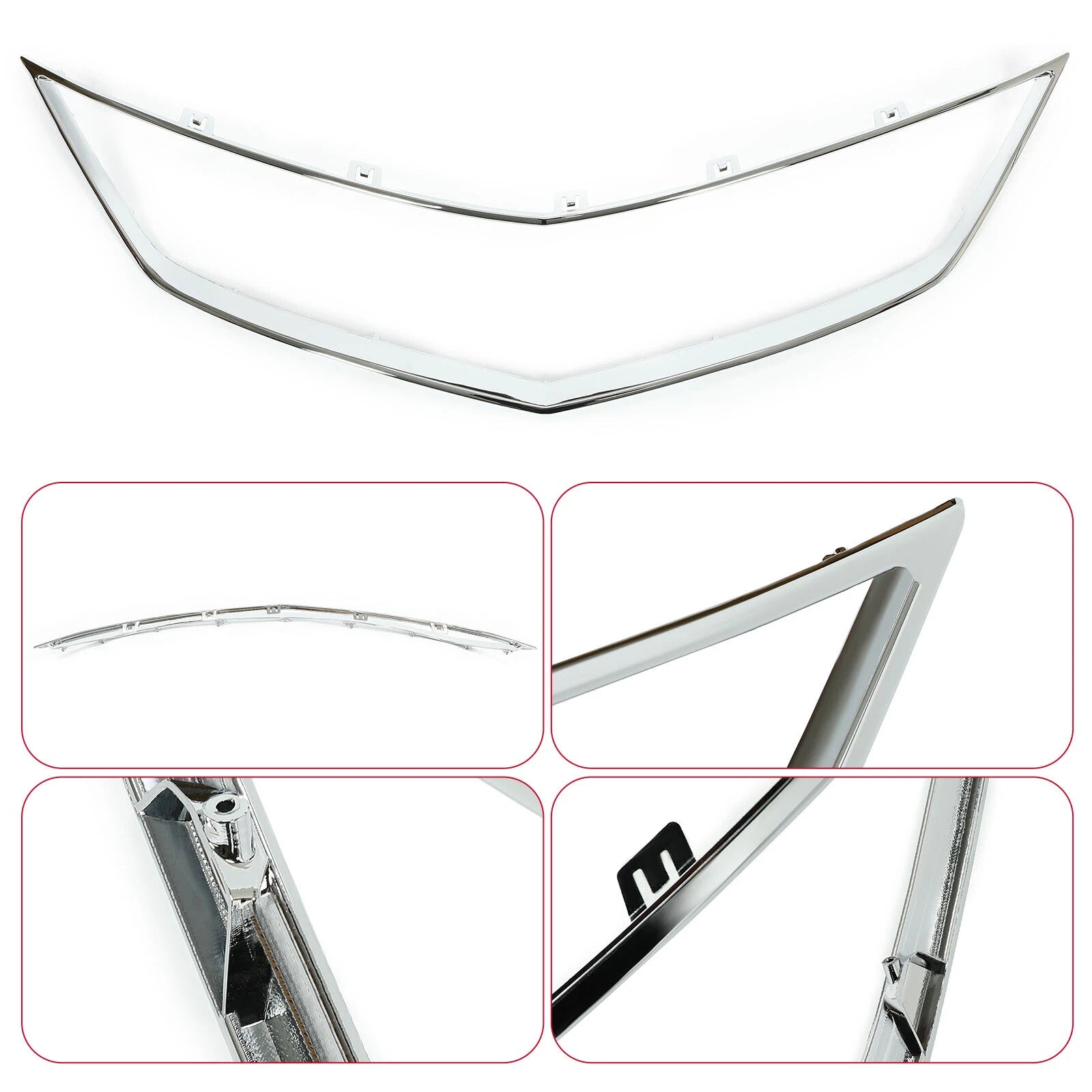 Grille Trim for Acura ILX (2016–2018) Chrome Replace AC1202108 71122TX6A51