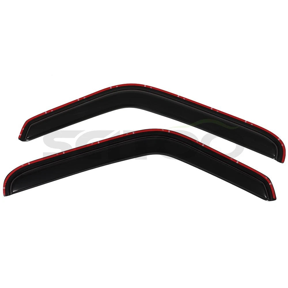 In Channel Tape-On Window Visor Rain Guards for Ford Ranger (1993–2011)