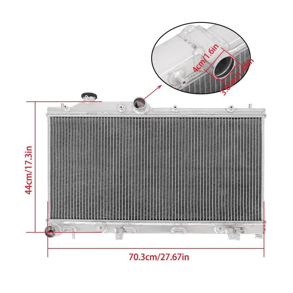 Aluminum Radiator 42mm 3ROW for Subaru Forester 2.5L (2011–2013)