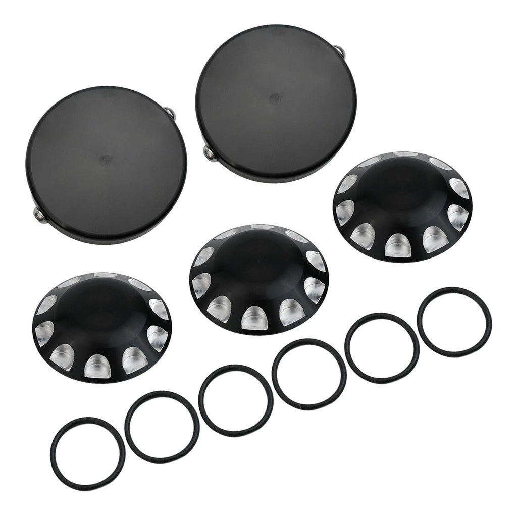 Set of 2 Chrome Aluminum Axle Covers for CanAm Ryker
