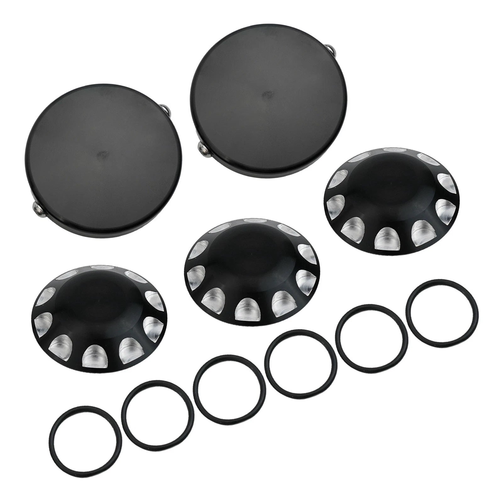 Set of 2 Chrome Aluminum Axle Covers for CanAm Ryker
