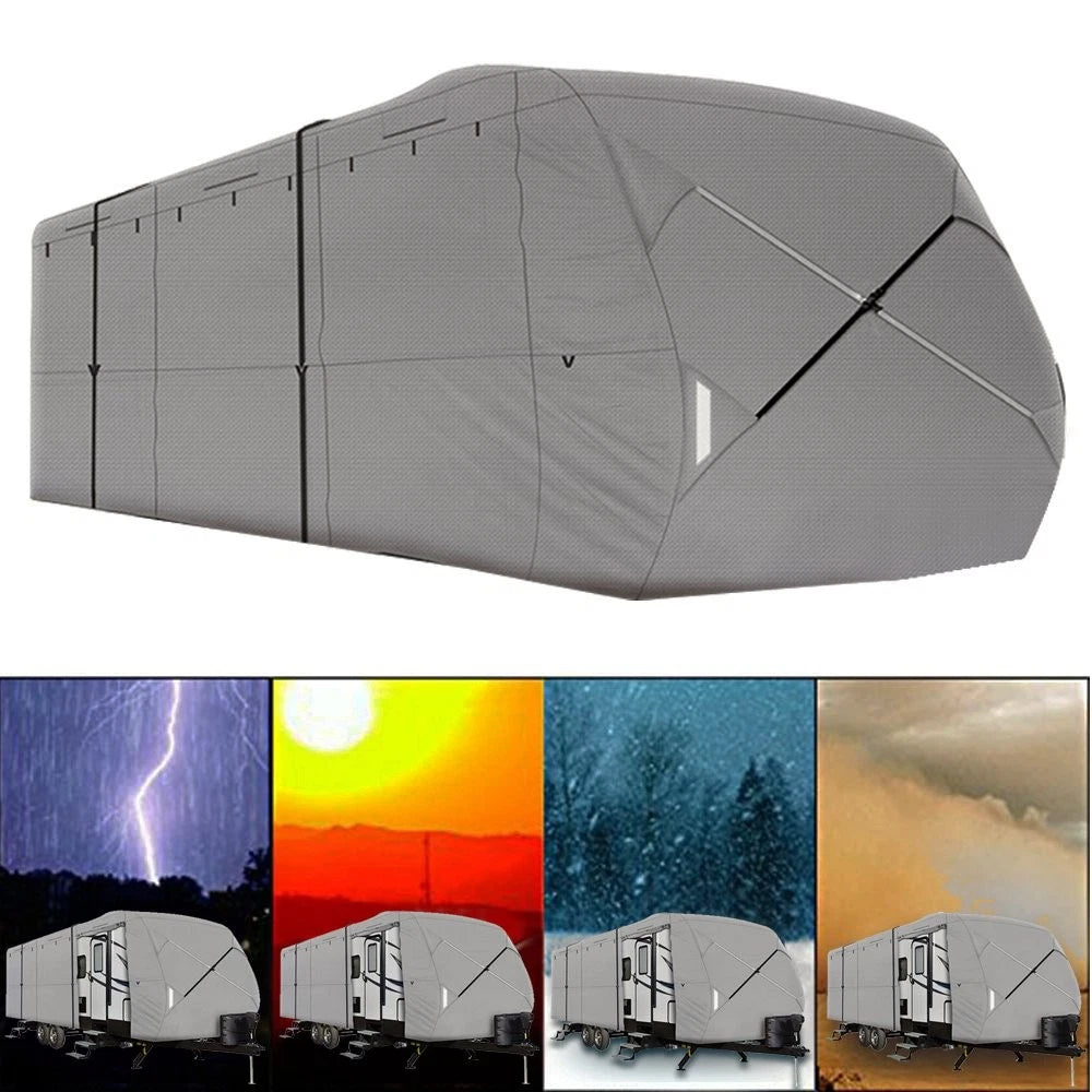 Waterproof Non-Woven Fabric RV Cover for Travel Trailer (18'-20')