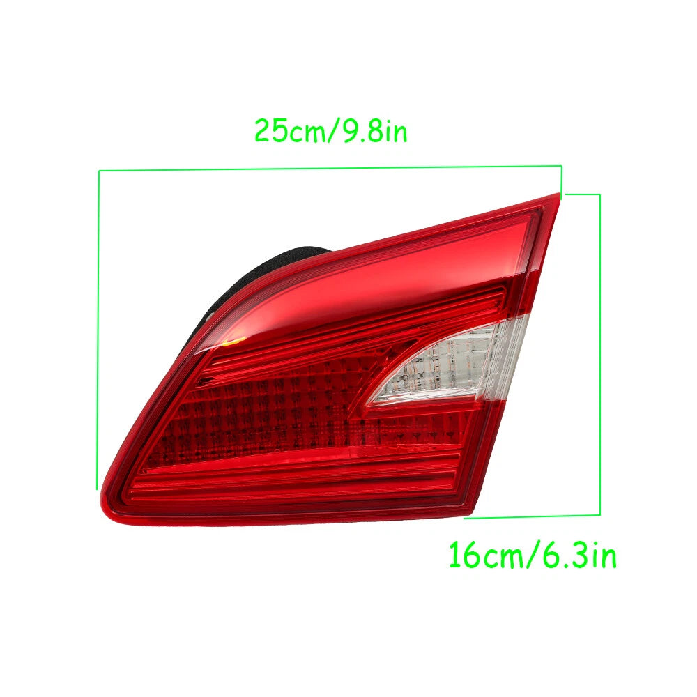 Tail Light for Nissan Sentra (2016–2018) Right Side Halogen Black