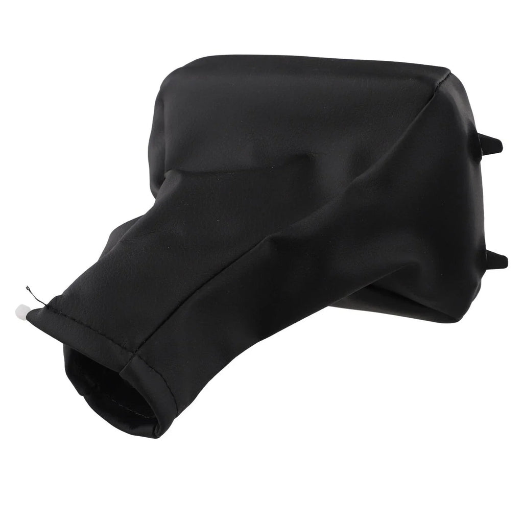 Practical Gear stick cover for Car Black Boot Gaiter Microfiber Leather