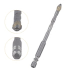 Eccentric Drill Bit Set for Tile Wood Glass Plastic with Hex Shank