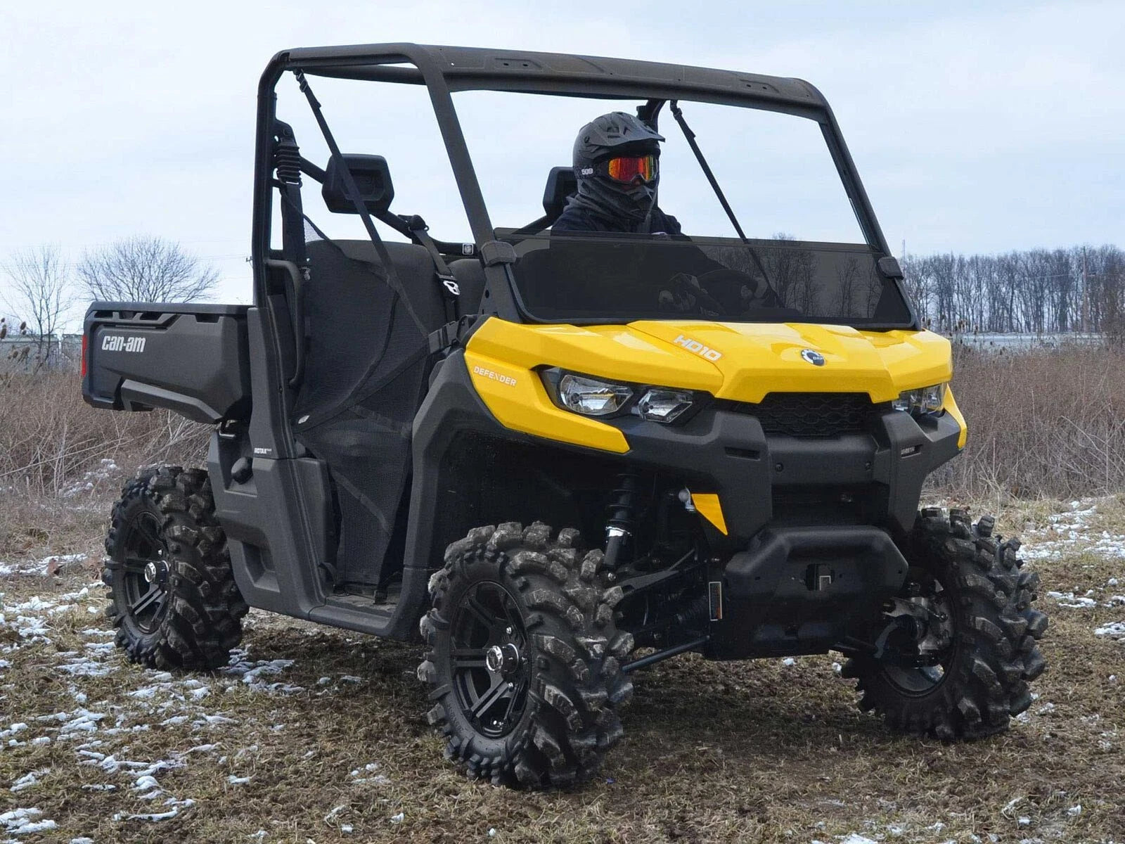 Heavy Duty Half Windshield for Can-Am Defender HD (2016–2023) - Dark Tint