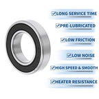 Deep Groove Ball Bearing P5 for Scooter Skateboard Wheel (32x58x13mm)